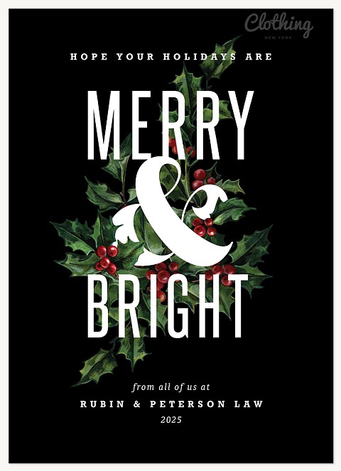 In the Holly Business Holiday Cards