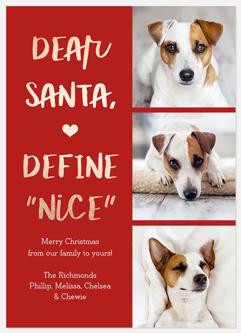 Define Nice Holiday Photo Cards