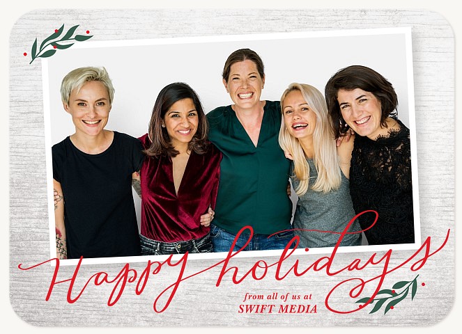 Holly Sprigs Business Holiday Cards