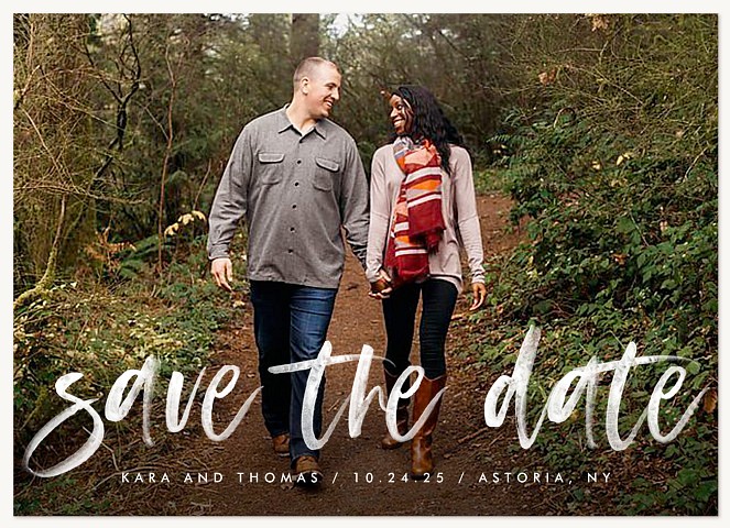 Painted by Hand Save the Date Cards