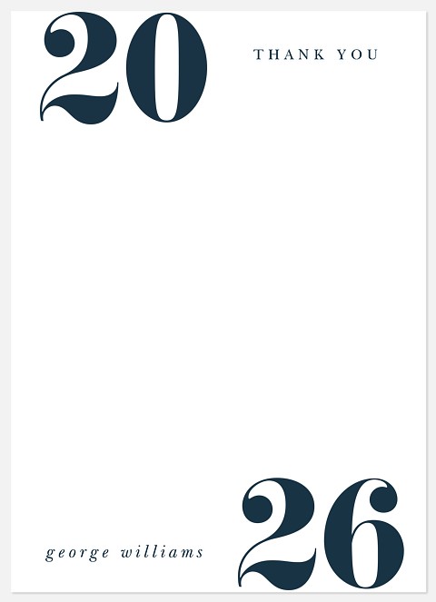 Modern Corners Thank You Cards 