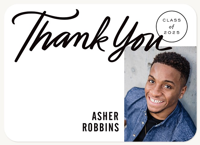 Styled Graduate Graduation Thank You Cards