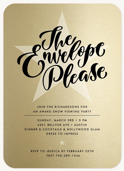 Envelope Please Party Invitations