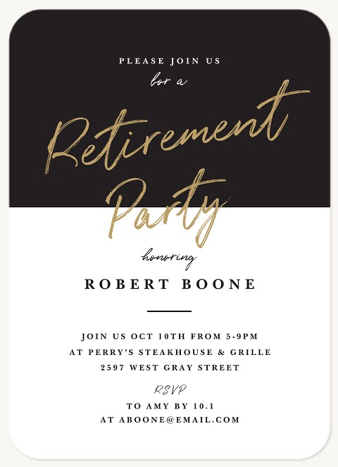 Boldly Go Party Invitations