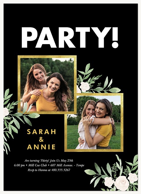 Twice as Nice Party Invitations