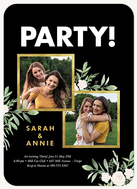 Twice as Nice Party Invitations