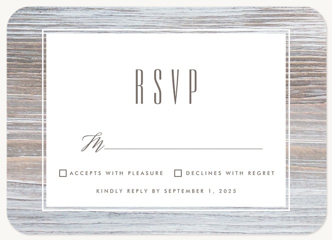 Picture of Elegance Wedding RSVP Cards