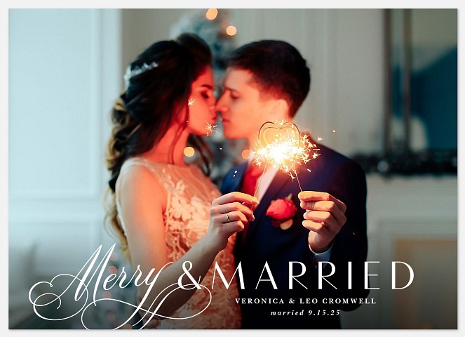 Elegant Mix Holiday Photo Cards