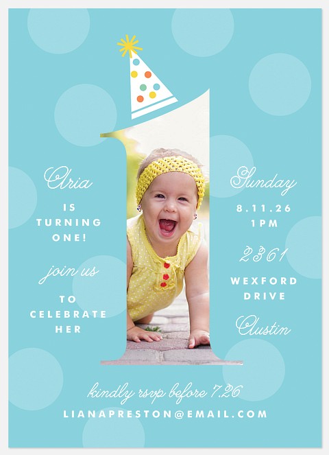 Big Day Kids' Birthday Invitations