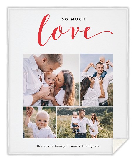 Much Love Collage Custom Blankets