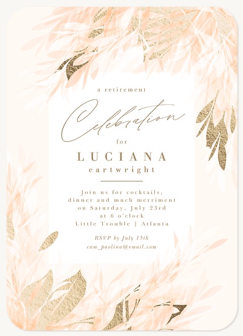 Shimmer Party Invitations