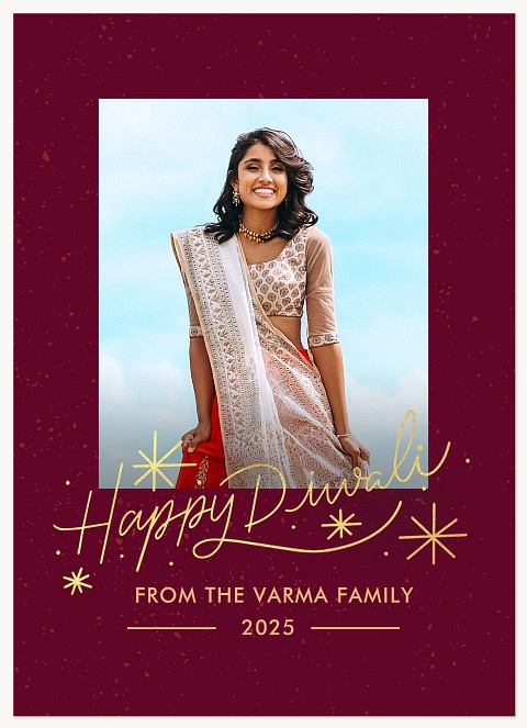Sparkling Diwali Diwali Holiday Cards