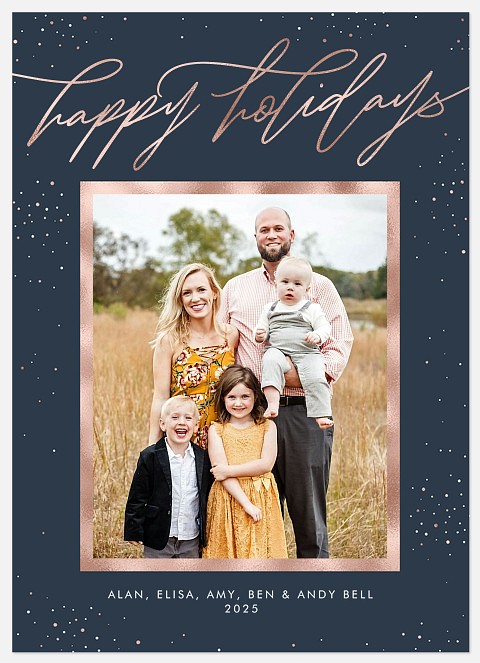 Luxe Style Holiday Photo Cards