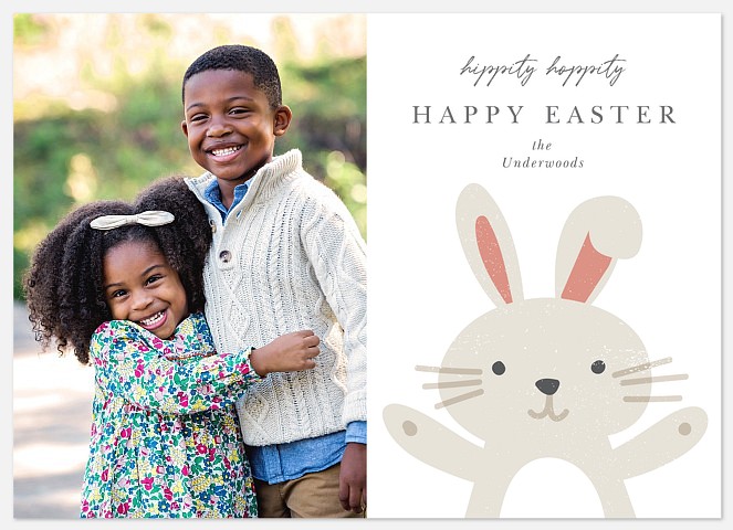 Hippity Hoppity Easter Photo Cards
