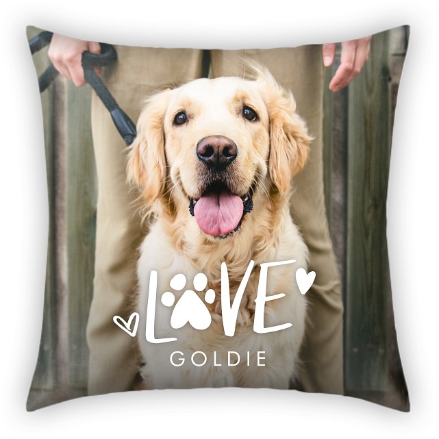 Paw Print Custom Pillows