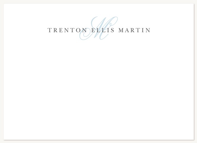 Elegant Monogram Stationery