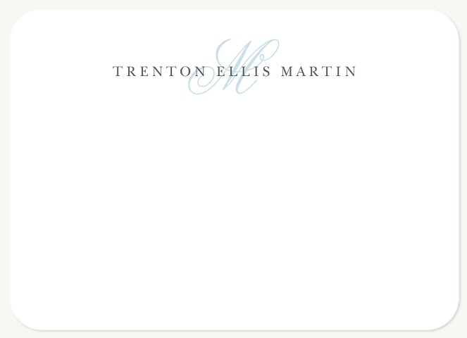 Elegant Monogram Stationery