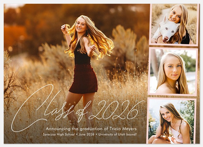 Elegant Filmstrip Graduation Cards