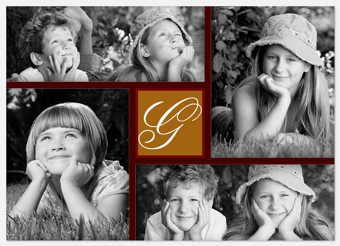 Four Frame Initial Create Your Own