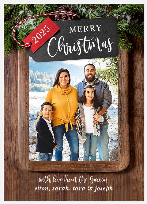 Tags & Timber Holiday Photo Cards