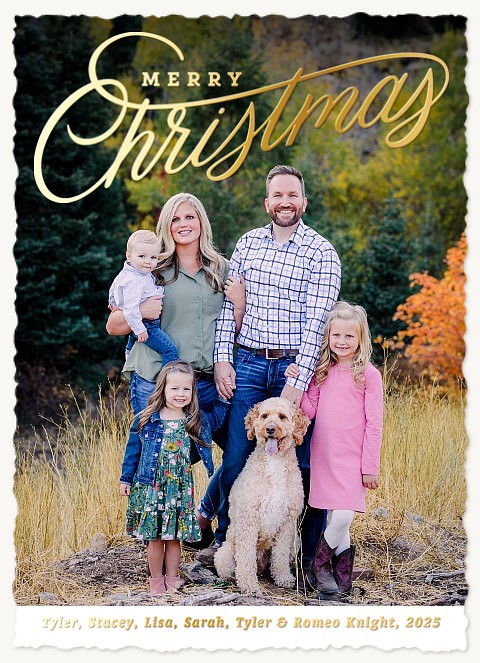 Lettered Ink Personalized Holiday Cards