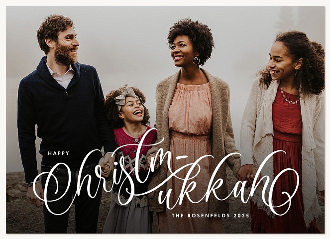 Happy Christmukkah Hanukkah Cards