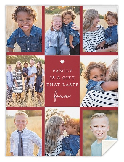 Gift of Family Custom Blankets