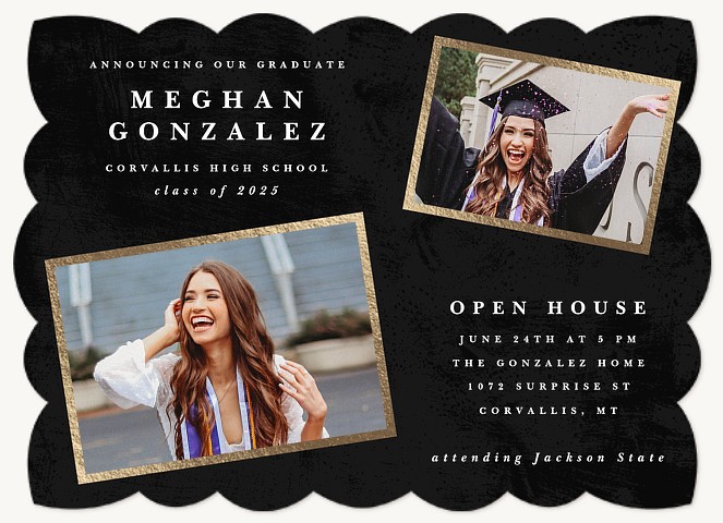 Shiny Frames Graduation Cards