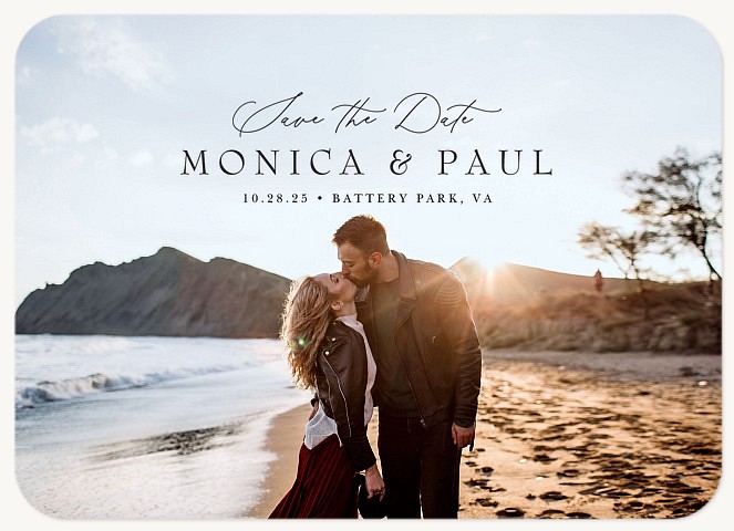 Chic Simplicity Save the Date Cards