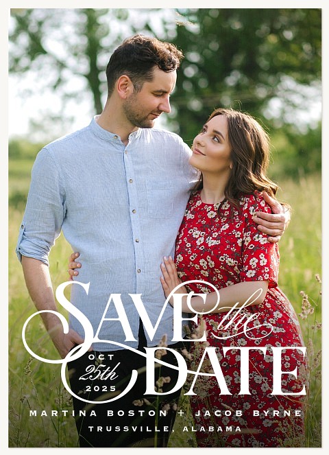Interconnected  Save the Date Cards