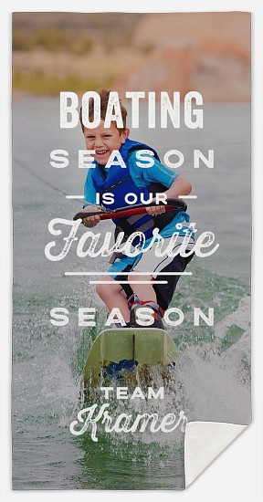 Favorite Season Custom Beach Towels