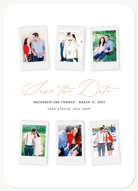 Album of Snapshots Save the Date Cards
