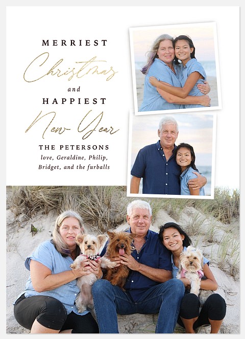 Simply Timeless Holiday Photo Cards