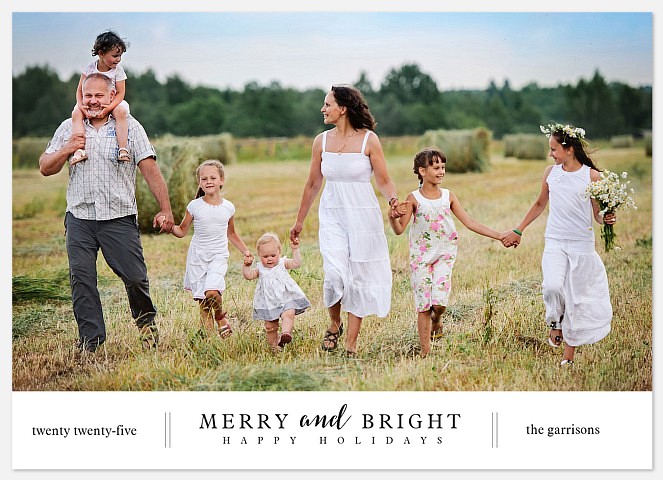 Modern Cheer Holiday Photo Cards