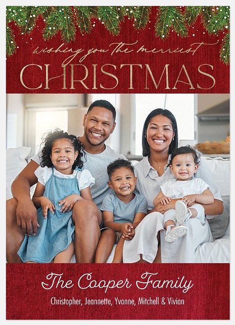  Crimson Traditions Holiday Photo Cards