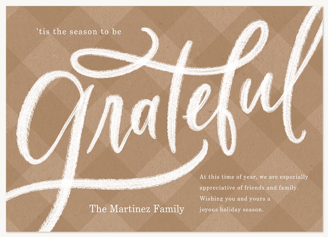 Chalk Gratitude Thanksgiving Cards