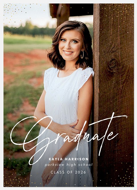 Dusted Corners Graduation Cards