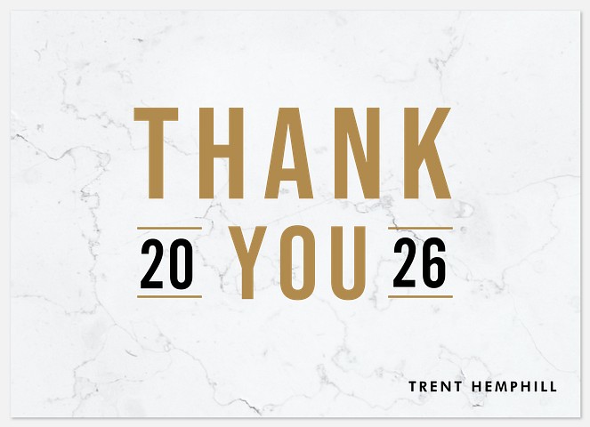 Statuesque Thank You Cards 