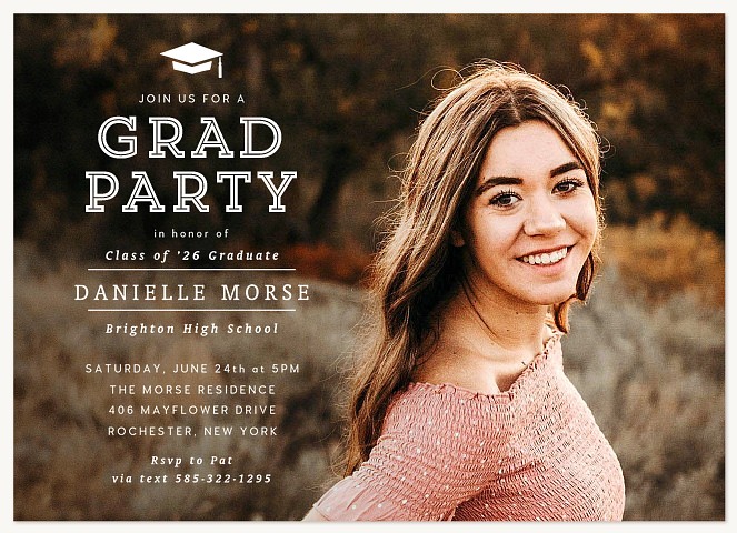 Inline Type Graduation Cards