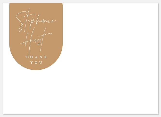 Classic Oval Thank You Cards 