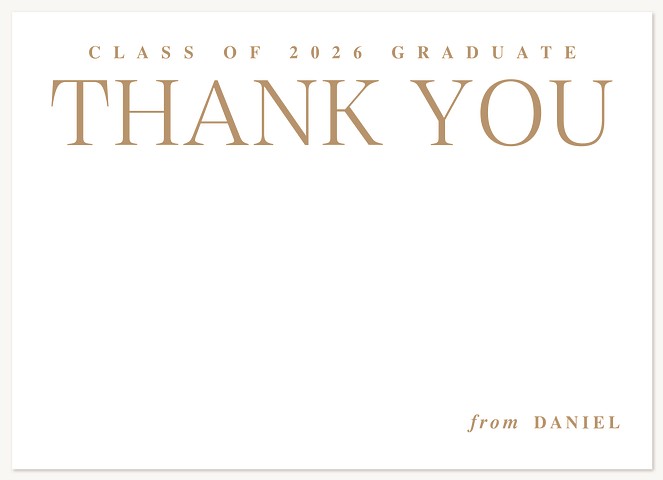 Bold Thank You Thank You Cards 