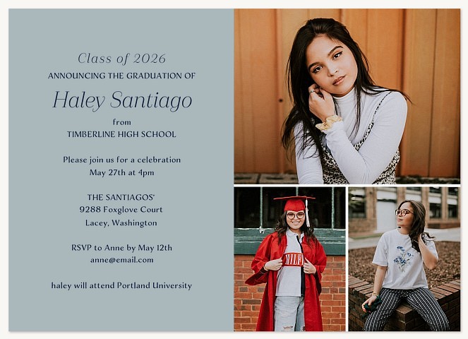 Tonal Collage Graduation Cards