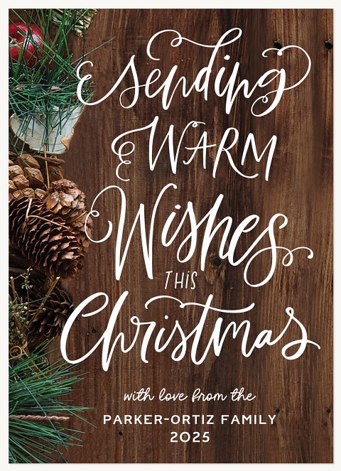 Pine Greetings Personalized Holiday Cards