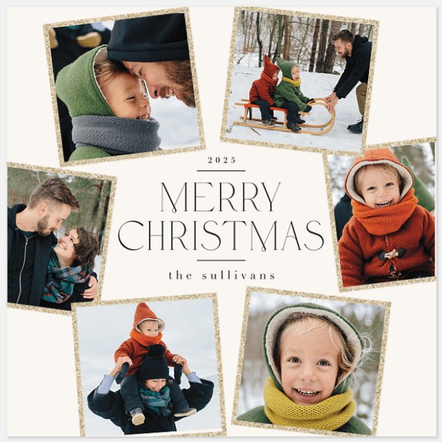 Holiday Glam Holiday Photo Cards
