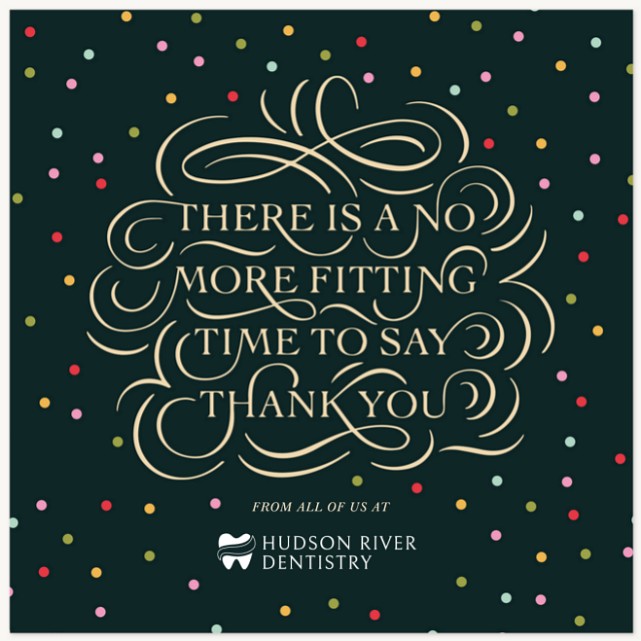 Fitting Time Business Holiday Cards