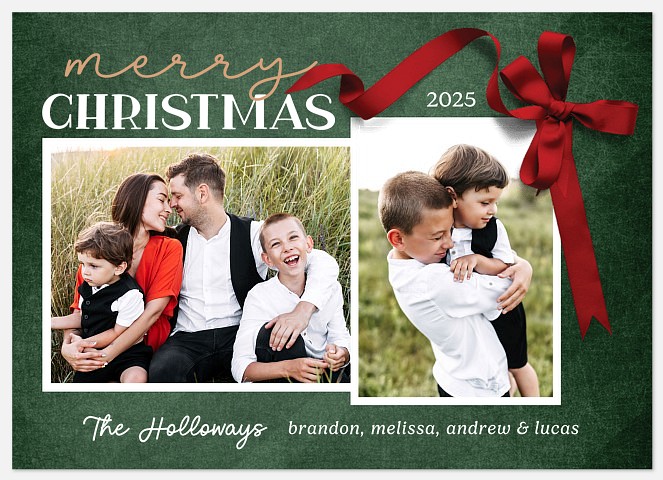 Christmas Gift Holiday Photo Cards