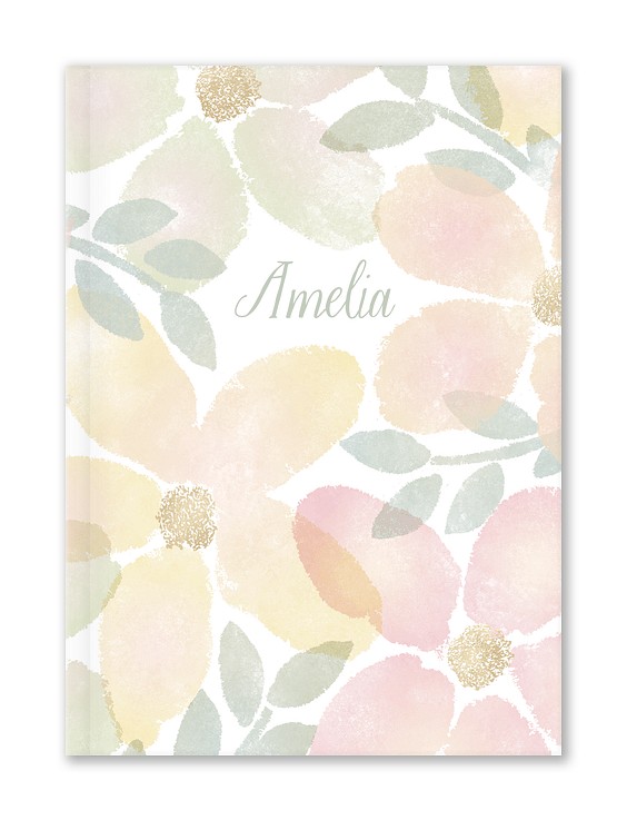 Spring Florals Custom Hardcover Journals