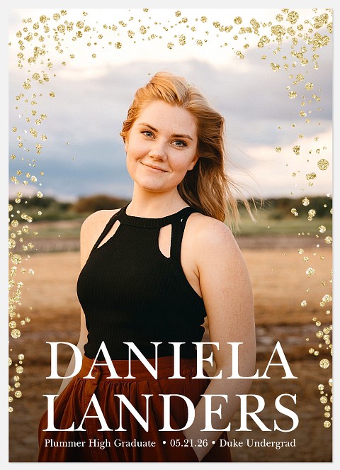 Glittering Arch Graduation Cards