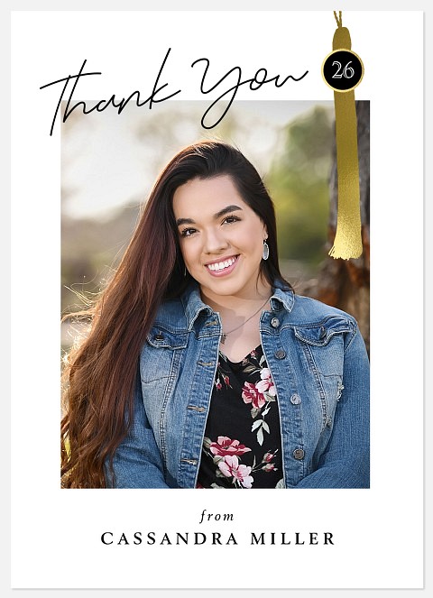 Festive Tassel Thank You Cards 