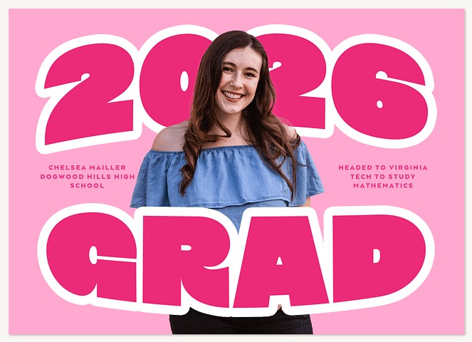 Bold Grad Graduation Cards